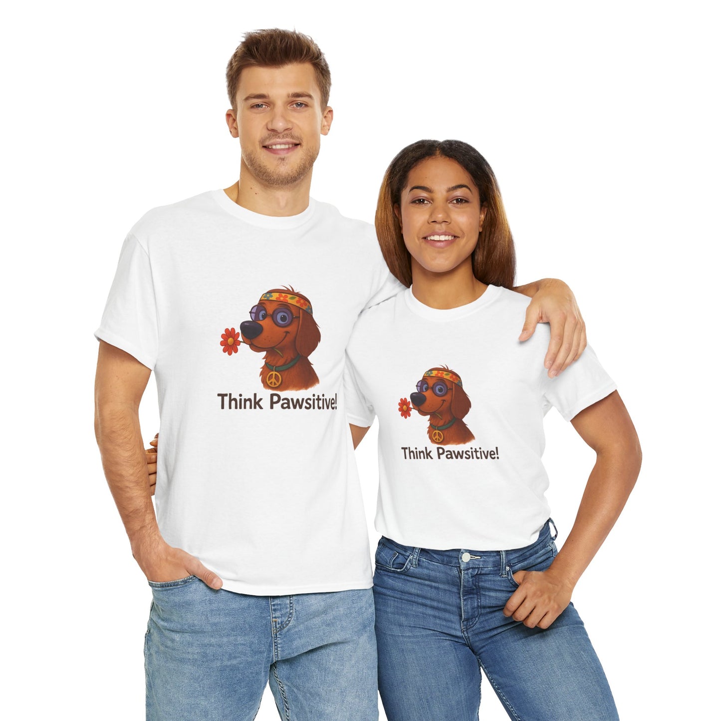 Think Pawsitive - T-Shirt